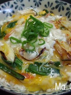 かに玉丼ぶり 豆腐あん-レシピのメイン写真