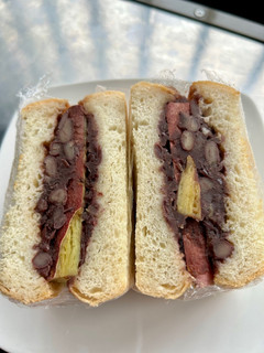 焼き芋あんバターサンド-レシピのメイン写真