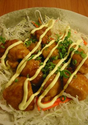 照焼チキンとたっぷり生野菜-レシピのメイン写真