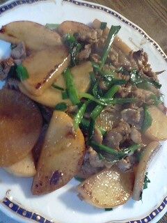 大根と豚肉のオイスターソース炒め-レシピのメイン写真