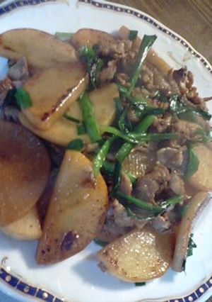 大根と豚肉のオイスターソース炒め-レシピのメイン写真