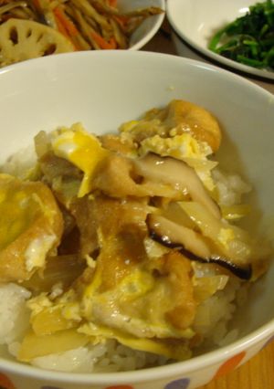 簡単！あぶら麩丼-レシピのメイン写真