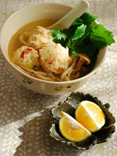 エビと鶏だんごのタイ風スープ-レシピのメイン写真