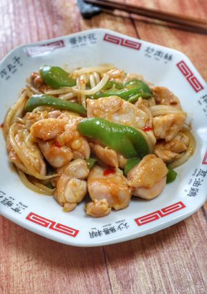 鶏モモ肉と野菜のピリ辛スタミナ炒め-レシピのメイン写真