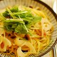 れんこんとシメジの柚子胡椒パスタ