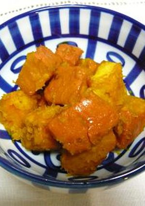 レンジかぼちゃの甘辛小鉢-レシピのメイン写真