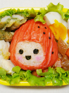 いちごっちのたらカマおにぎり✿キャラ弁-レシピのメイン写真
