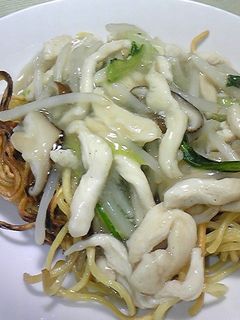 鶏肉ともやしの あんかけ焼きそば-レシピのメイン写真