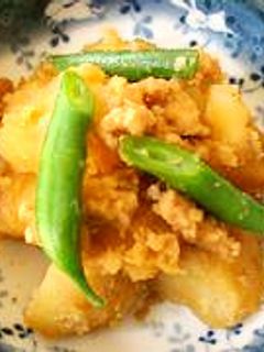 じゃがいもの生姜そぼろ煮-レシピのメイン写真
