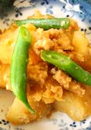 じゃがいもの生姜そぼろ煮-レシピのメイン写真