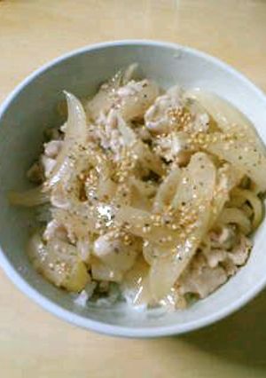 こうちゃんのアレンジ！塩ダレ豚丼-レシピのメイン写真