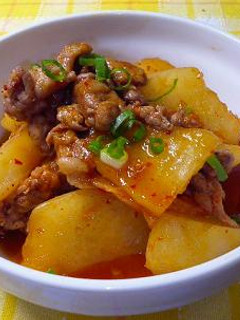 大根と豚肉のぴり辛煮-レシピのメイン写真