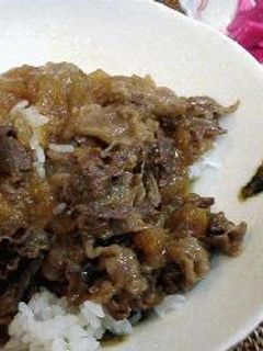 牛丼-レシピのメイン写真