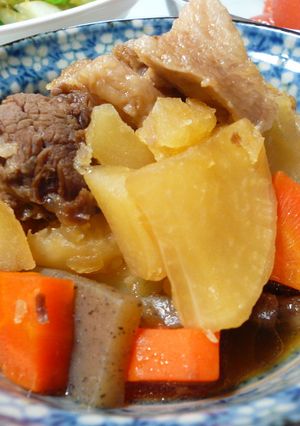 牛筋肉の煮込み-レシピのメイン写真