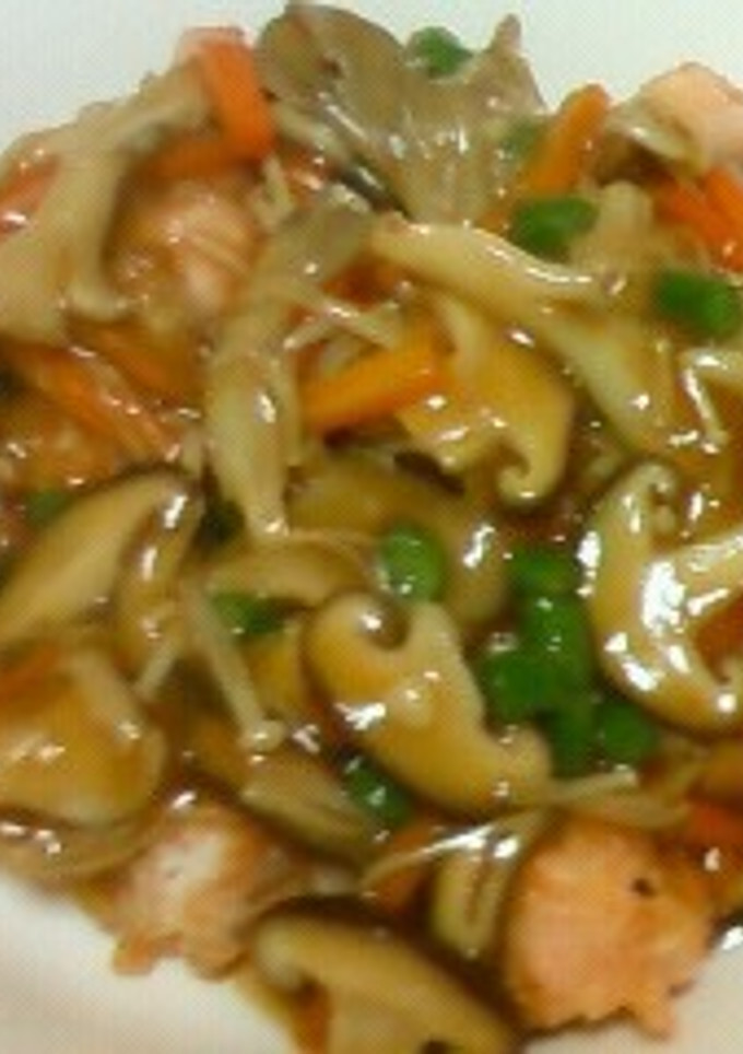 鮭のきのこあんかけ-レシピのメイン写真