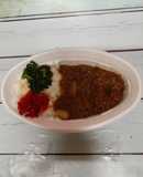 玉ネギ和風ステーキたれ酸味カレー