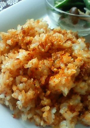 簡単ランチ♪ウマウマ!香ばし〜おかか炒飯-レシピのメイン写真