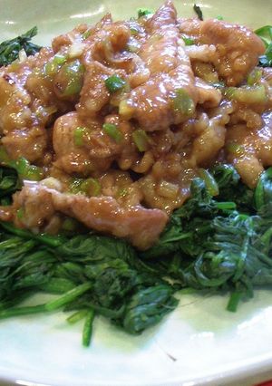 ✿ほうれん草の豚肉あん✿-レシピのメイン写真