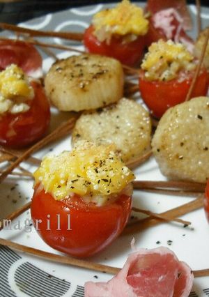 簡単お洒落なトマトチーズ焼き♪-レシピのメイン写真