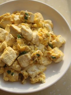 中国家庭料理♪豆腐の卵炒め-レシピのメイン写真