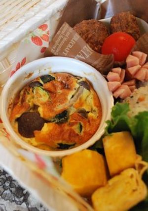 お弁当の小さなおかず1(ミニキッシュ)-レシピのメイン写真