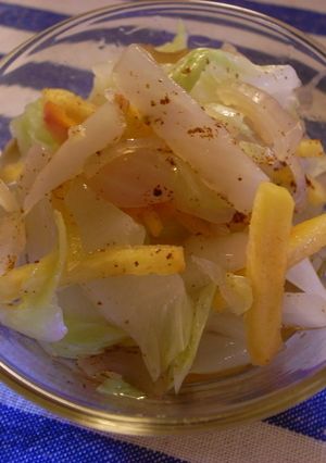 白菜と柿の甘酢サラダ-レシピのメイン写真