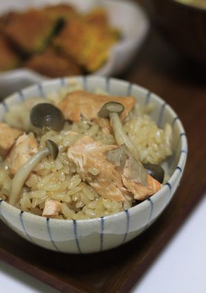 鮭ときのこのバター醤油ご飯-レシピのメイン写真