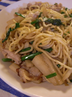 大根と豚肉の焼きそば-レシピのメイン写真