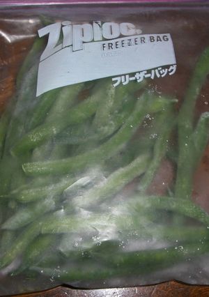 インゲンの保存方法-レシピのメイン写真