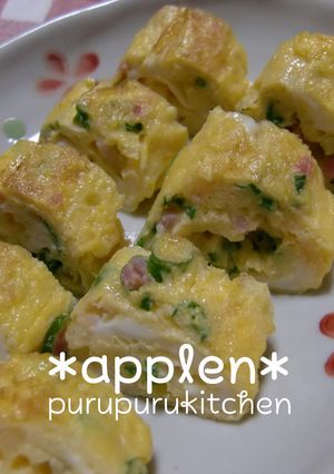 お弁当に★お好み焼きチックな卵焼き❤-レシピのメイン写真