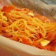 トマトパスタのフィデウア風