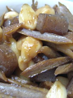 にんにくたっぷり♪ごぼうと蒟蒻の炒め煮-レシピのメイン写真