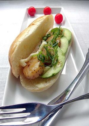 バター醤油ホタテとアボカドサンドイッチ★-レシピのメイン写真