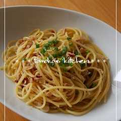 รูปของ ランチに☆ツナ缶のシンプル パスタ♪