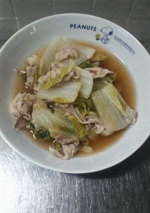 白菜と豚バラの蒸し煮-レシピのメイン写真