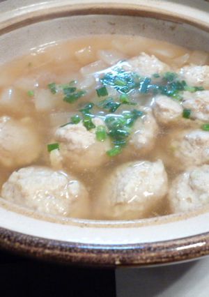 ふわふわ鶏団子と大根の土鍋煮-レシピのメイン写真