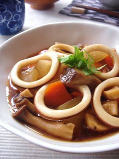 イカと野菜のとろりん煮物-レシピのメイン写真