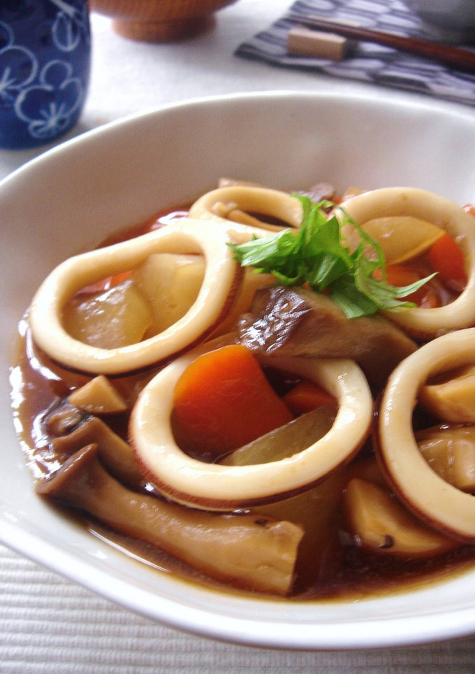 イカと野菜のとろりん煮物-レシピのメイン写真