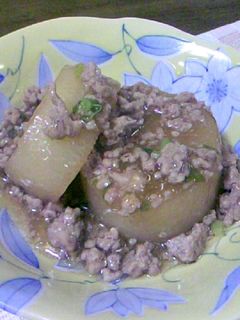 大根のとろ~り豚ひき肉あんかけ♡-レシピのメイン写真