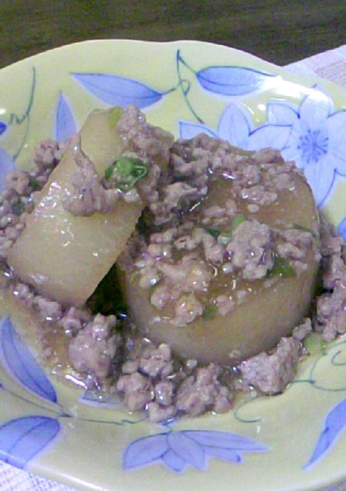 大根のとろ～り豚ひき肉あんかけ♡-レシピのメイン写真
