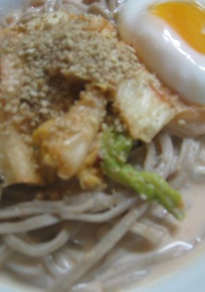 ヘルシーに 豆乳キムチそば*-レシピのメイン写真