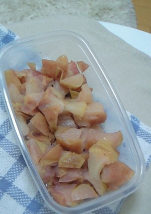 簡単・ヘルシー★砂糖不要のりんご煮-レシピのメイン写真
