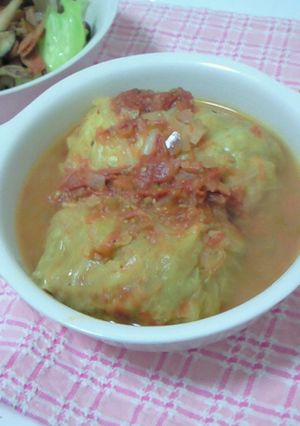 ふわふわヘルシー豆腐ロールキャベツ-レシピのメイン写真