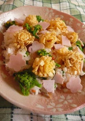 お花畑のちらし寿司-レシピのメイン写真