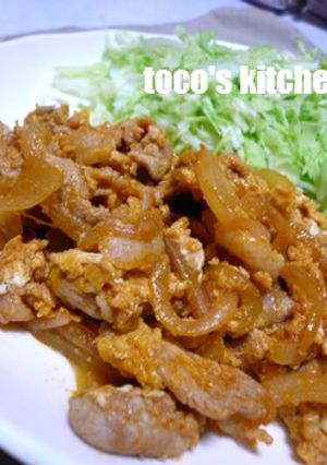 柔らか豚肉のケチャップ炒め卵とじ-レシピのメイン写真