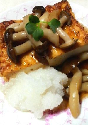 簡単＊厚揚げステーキ＊-レシピのメイン写真