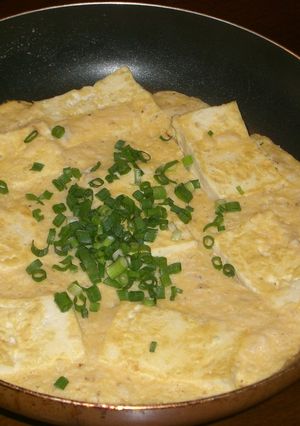 豆腐toやまいもno鉄板焼き(？)-レシピのメイン写真