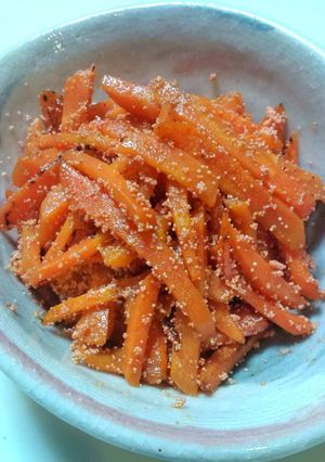 めちゃうま!にんじんのたらこ炒め-レシピのメイン写真
