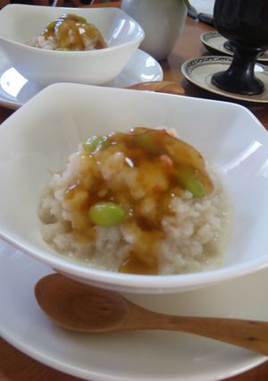 蓮根と海老の蒸し物-レシピのメイン写真