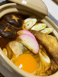 ✎ღ 1人用土鍋で味噌煮込みうどん-レシピのメイン写真